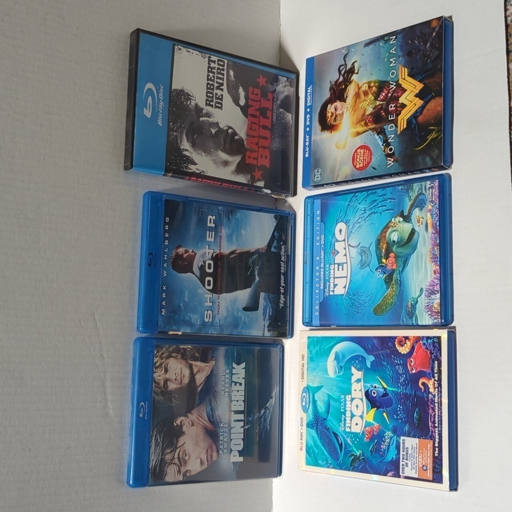 Misc. Titles Lot of 6 Blu Ray DVD's - Used Mixed Genres